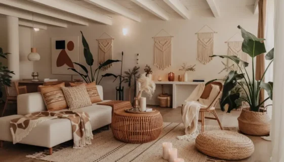 Boho Modern Living Room