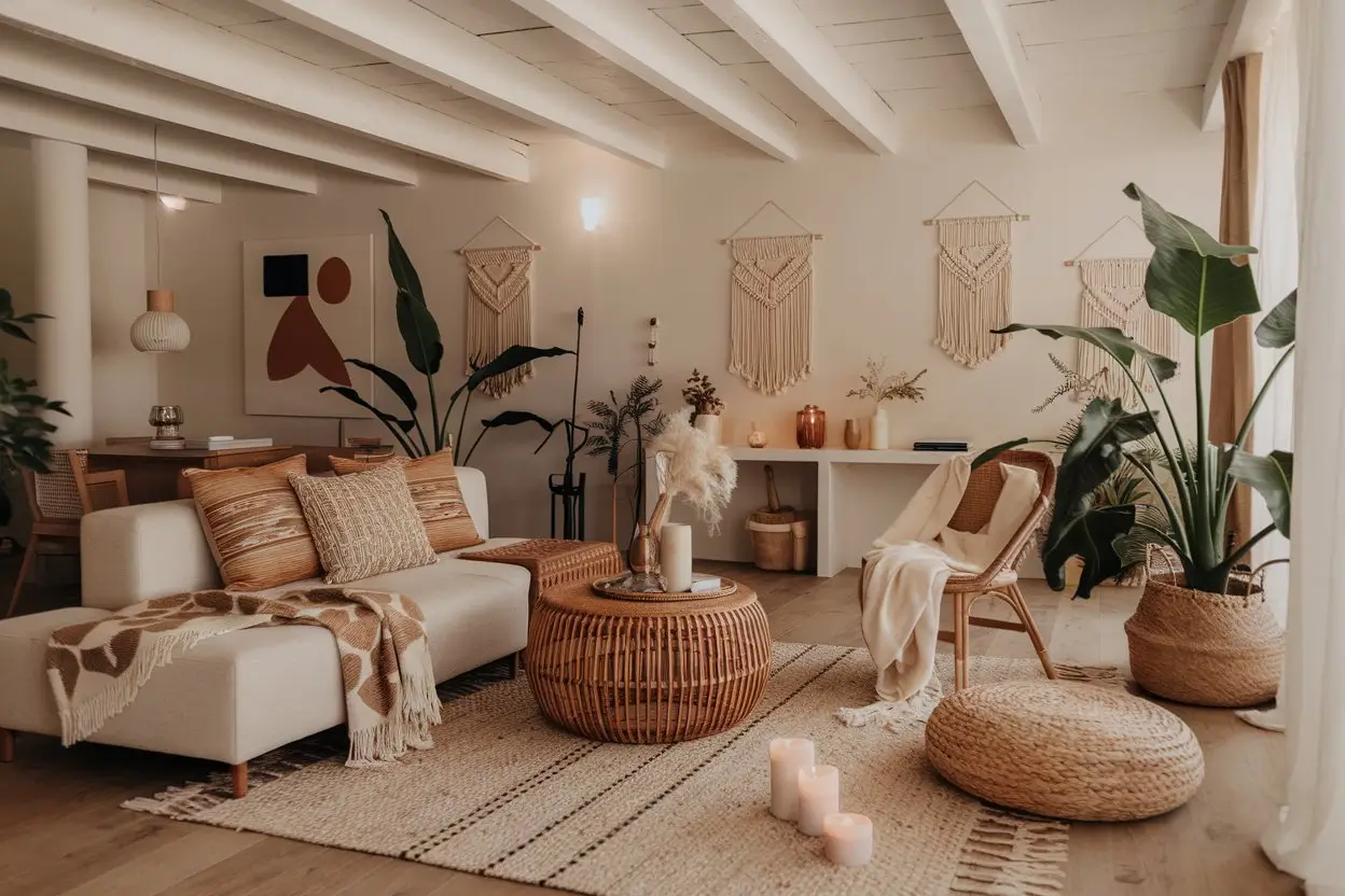 Boho Modern Living Room